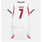 England Bukayo Saka #7 Replika Hjemmedrakt Barn VM 2026 Kortermet (+ bukser)