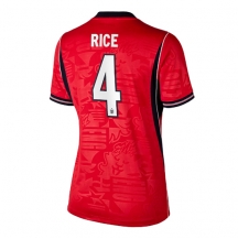 England Declan Rice #4 Replika Bortedrakt Dame VM 2026 Kortermet