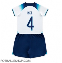 England Declan Rice #4 Replika Hjemmedrakt Barn VM 2022 Kortermet (+ bukser)