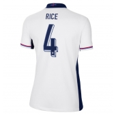 England Declan Rice #4 Replika Hjemmedrakt Dame EM 2024 Kortermet