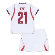 England Eberechi Eze #21 Replika Hjemmedrakt Barn VM 2026 Kortermet (+ bukser)