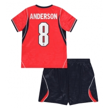 England Elliot Anderson #8 Replika Bortedrakt Barn VM 2026 Kortermet (+ bukser)
