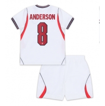 England Elliot Anderson #8 Replika Hjemmedrakt Barn VM 2026 Kortermet (+ bukser)