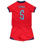 England John Stones #5 Replika Bortedrakt Barn VM 2022 Kortermet (+ bukser)