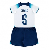 England John Stones #5 Replika Hjemmedrakt Barn VM 2022 Kortermet (+ bukser)