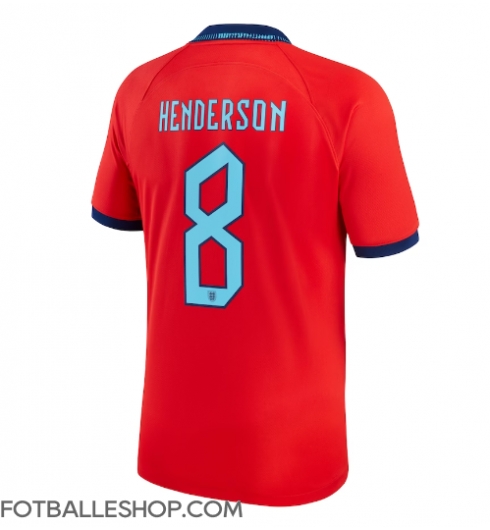 England Jordan Henderson #8 Replika Bortedrakt VM 2022 Kortermet