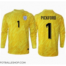 England Jordan Pickford #1 Keeper Replika Bortedrakt EM 2024 Langermet