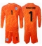 England Jordan Pickford #1 Keeper Replika Hjemmedrakt Barn EM 2024 Langermet (+ bukser)