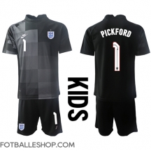 England Jordan Pickford #1 Keeper Replika Hjemmedrakt Barn VM 2022 Kortermet (+ bukser)