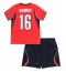England Kobbie Mainoo #16 Replika Bortedrakt Barn VM 2026 Kortermet (+ bukser)