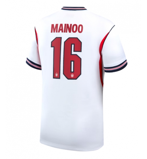 England Kobbie Mainoo #16 Replika Hjemmedrakt VM 2026 Kortermet England Kobbie Mainoo #16 Replika Hjemmedrakt VM 2026 Kortermet