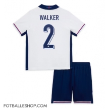 England Kyle Walker #2 Replika Hjemmedrakt Barn EM 2024 Kortermet (+ bukser)