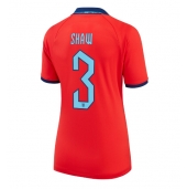 England Luke Shaw #3 Replika Bortedrakt Dame VM 2022 Kortermet
