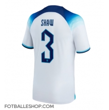 England Luke Shaw #3 Replika Hjemmedrakt VM 2022 Kortermet