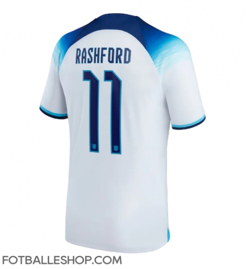 England Marcus Rashford #11 Replika Hjemmedrakt VM 2022 Kortermet