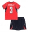 England Nico O'Reilly #3 Replika Bortedrakt Barn VM 2026 Kortermet (+ bukser)