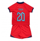 England Phil Foden #20 Replika Bortedrakt Barn VM 2022 Kortermet (+ bukser)
