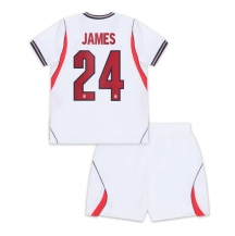 England Reece James #24 Replika Hjemmedrakt Barn VM 2026 Kortermet (+ bukser)