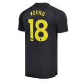 Everton Ashley Young #18 Replika Bortedrakt 2024-25 Kortermet