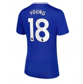 Everton Ashley Young #18 Replika Hjemmedrakt Dame 2024-25 Kortermet