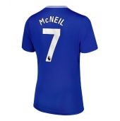 Everton Dwight McNeil #7 Replika Hjemmedrakt Dame 2024-25 Kortermet