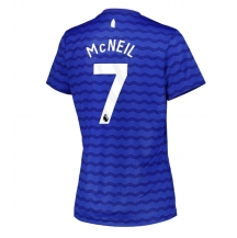 Everton Dwight McNeil #7 Replika Hjemmedrakt Dame 2025-26 Kortermet
