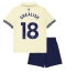 Everton Jack Grealish #18 Replika Bortedrakt Barn 2025-26 Kortermet (+ bukser)