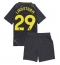Everton Jesper Lindstrom #29 Replika Bortedrakt Barn 2024-25 Kortermet (+ bukser)