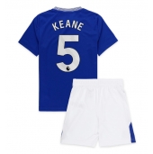 Everton Michael Keane #5 Replika Hjemmedrakt Barn 2024-25 Kortermet (+ bukser)