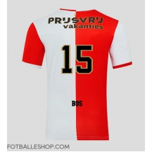 Feyenoord Jordan Bos #15 Replika Hjemmedrakt 2025-26 Kortermet