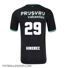Feyenoord Santiago Gimenez #29 Replika Bortedrakt 2024-25 Kortermet