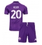 Fiorentina Moise Kean #20 Replika Hjemmedrakt Barn 2024-25 Kortermet (+ bukser)