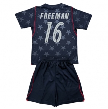 Forente Stater Alex Freeman #16 Replika Bortedrakt Barn VM 2026 Kortermet (+ bukser)