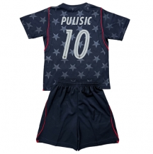 Forente Stater Christian Pulisic #10 Replika Bortedrakt Barn VM 2026 Kortermet (+ bukser)