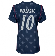 Forente Stater Christian Pulisic #10 Replika Bortedrakt Dame VM 2026 Kortermet