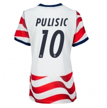 Forente Stater Christian Pulisic #10 Replika Hjemmedrakt Dame VM 2026 Kortermet