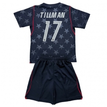 Forente Stater Malik Tillman #17 Replika Bortedrakt Barn VM 2026 Kortermet (+ bukser)