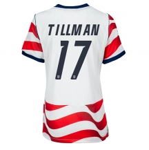 Forente Stater Malik Tillman #17 Replika Hjemmedrakt Dame VM 2026 Kortermet