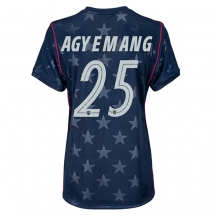 Forente Stater Patrick Agyemang #25 Replika Bortedrakt Dame VM 2026 Kortermet