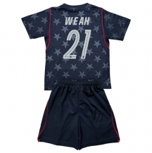 Forente Stater Timothy Weah #21 Replika Bortedrakt Barn VM 2026 Kortermet (+ bukser)