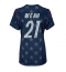 Forente Stater Timothy Weah #21 Replika Bortedrakt Dame VM 2026 Kortermet