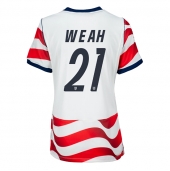 Forente Stater Timothy Weah #21 Replika Hjemmedrakt Dame VM 2026 Kortermet