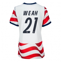 Forente Stater Timothy Weah #21 Replika Hjemmedrakt Dame VM 2026 Kortermet