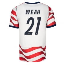 Forente Stater Timothy Weah #21 Replika Hjemmedrakt VM 2026 Kortermet
