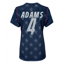 Forente Stater Tyler Adams #4 Replika Bortedrakt Dame VM 2026 Kortermet