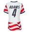 Forente Stater Tyler Adams #4 Replika Hjemmedrakt Dame VM 2026 Kortermet