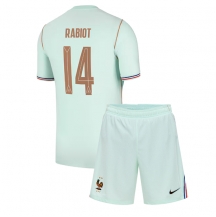 Frankrike Adrien Rabiot #14 Replika Bortedrakt Barn VM 2026 Kortermet (+ bukser)