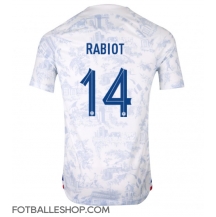 Frankrike Adrien Rabiot #14 Replika Bortedrakt VM 2022 Kortermet