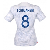 Frankrike Aurelien Tchouameni #8 Replika Bortedrakt Dame VM 2022 Kortermet