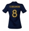 Frankrike Aurelien Tchouameni #8 Replika Hjemmedrakt Dame VM 2022 Kortermet
